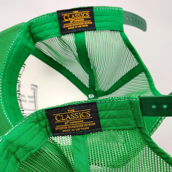 2 B'HOOD Hat Green Mesh Classic Snapback Trucker Bundle - Picture 14 of 15